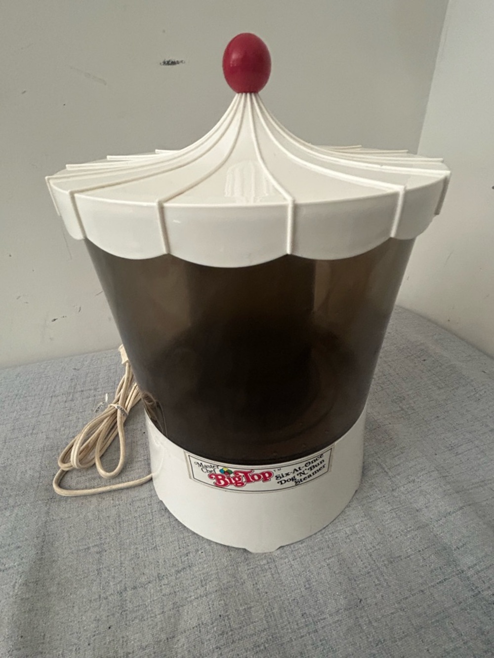 Big top hot dog steamer vintage
